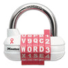 Master Lock® Password Plus™ Combination Lock, Hardened Steel Shackle, 2 1/2" Wide, Silver Locks-Padlock/Combination - Office Ready