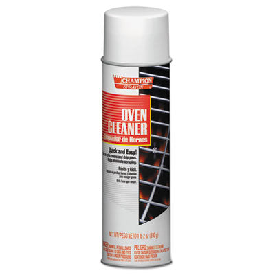 Chase Products Champion Sprayon® Oven Cleaner, 18 oz Aerosol Spray, 12/Carton Degreasers/Cleaners - Office Ready