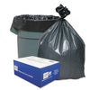 Platinum Plus® Can Liners, 45 gal, 1.55 mil, 39" x 46", Gray, 50/Carton Bags-Low-Density Waste Can Liners - Office Ready