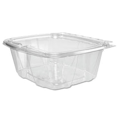 Dart® ClearPac® SafeSeal™ Tamper-Resistant, Tamper-Evident Containers, Tamper-Evident Containers, Flat Lid, 32 oz, 6.4 x 2.6 x 7.1, Clear, 100/Bag, 2 Bags/CT