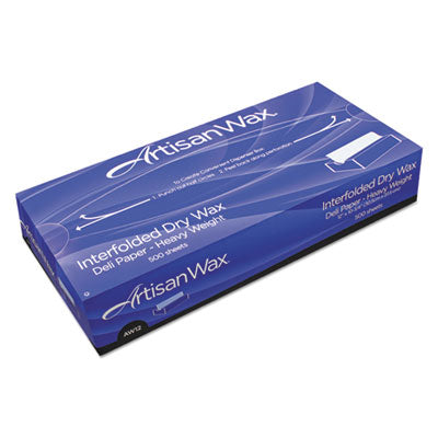 Bagcraft Interfolded Dry Wax Deli Paper, 10 x 10.75, White, 500/Box, 12 Boxes/Carton Food Wrap-Wax Paper - Office Ready