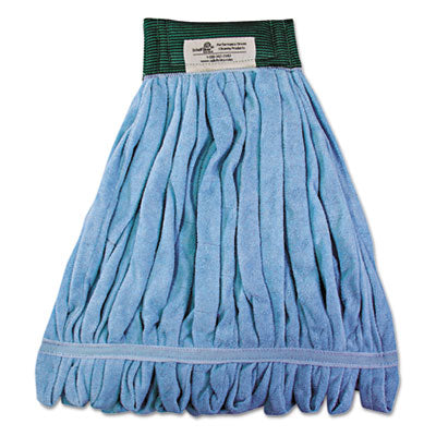 Boardwalk® Microfiber Looped-End Wet Mop Heads, Medium, Blue Mop Heads-Wet - Office Ready