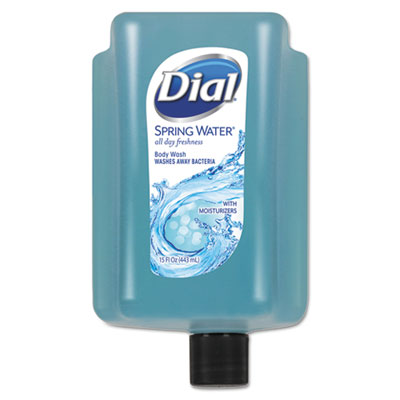 Dial?« Professional Body Wash Refill for Versa Dispenser, Spring Water, 15 oz Liquid Soap Refills - Office Ready