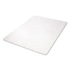 deflecto® EconoMat® Non-Studded All Day Use Chair Mat for Hard Floors, 46 x 60, Rectangular, Clear Mats-Chair Mat - Office Ready