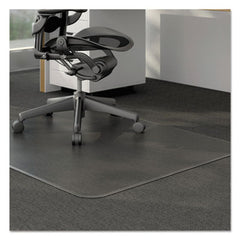 Alera® Studded Chair Mat for Low Pile Carpet, 46 x 60, Rectangular, Clear