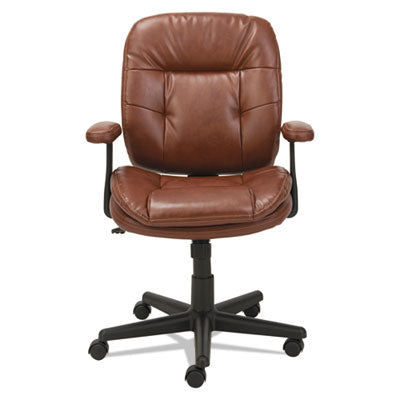 OIF Swivel/Tilt Bonded Leather Task Chair, Supports 250 lb, 16.93