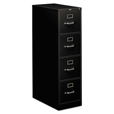 HON® 310 Series Vertical File, 4 Letter-Size File Drawers, Black, 15