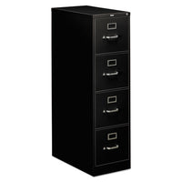 HON® 310 Series Vertical File, 4 Letter-Size File Drawers, Black, 15