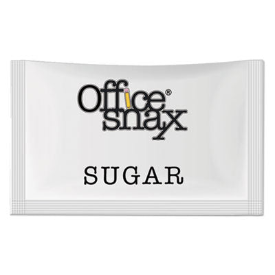 Office Snax® Sugar Packets, 1200/Carton Coffee Condiments-Sugar - Office Ready
