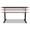 Alera® AdaptivErgo® Single-Pneumatic Height-Adjustable Table Base, 26.18" to 39.57", Black Tables-Multipurpose & Training Tables - Office Ready