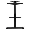 Alera® AdaptivErgo® Single-Pneumatic Height-Adjustable Table Base, 26.18" to 39.57", Black Tables-Multipurpose & Training Tables - Office Ready