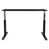 Alera® AdaptivErgo® Single-Pneumatic Height-Adjustable Table Base, 26.18" to 39.57", Black Tables-Multipurpose & Training Tables - Office Ready