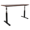 Alera® AdaptivErgo® Single-Pneumatic Height-Adjustable Table Base, 26.18" to 39.57", Black Tables-Multipurpose & Training Tables - Office Ready