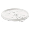 Dart® Lift n' Lock Plastic Hot Cup Lids, With Straw Slot, Fits 12 oz to 24 oz Cups, Translucent, 100/Pack, 10 Packs/Carton Cup Lids-Hot Cup - Office Ready