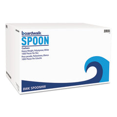 Boardwalk® Heavyweight Polystyrene Cutlery, Teaspoon, White, 1000/Carton