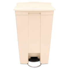 Rubbermaid?« Commercial Step-On Receptacle, 23 gal, Polyethylene, Beige