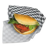 Bagcraft Grease-Resistant Paper Wraps and Liners, 12 x 12, Black Check, 1,000/Box, 5 Boxes/Carton Food Wrap-Paper Wrap - Office Ready