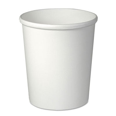 Dart® Flexstyle® Double Poly Paper Containers, 32 oz, White, 25/Pack, 20 Packs/Carton Food Containers-Takeout Bowl/Base, Paper - Office Ready