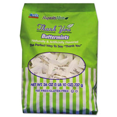 Hospitality Thank You Buttermints, 26 oz Bag