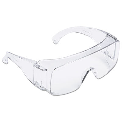 3M™ Tour-Guard™ V Protective Eyewear, One Size Fits Most, Clear Frame/Lens, 20/Box Safety Glasses-Wraparound - Office Ready