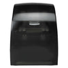Kimberly-Clark Professional* Sanitouch* Hard Roll Towel Dispenser, 12.63 x 10.2 x 16.13, Smoke Towel Dispensers-Roll, Pull - Office Ready