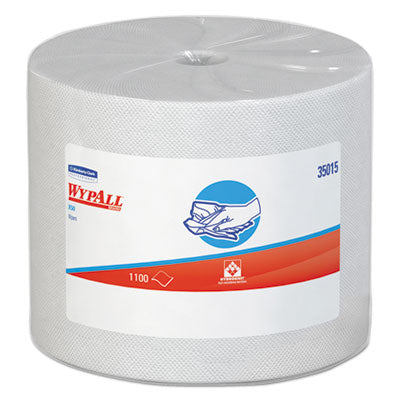 WypAll® X50 Cloths, Jumbo Roll, 9 4/5 x 13 2/5, White, 1100/Roll Towels & Wipes-Shop Towels and Rags - Office Ready