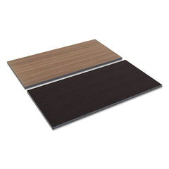 Alera?« Reversible Laminate Table Top, Rectangular, 47.63w x 23.63d, Espresso/Walnut