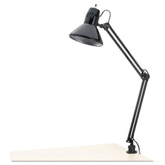 Alera® Clamp-on Architect Lamp, Adjustable, Clamp-on, 6.75w x 20d x 28h, Black