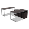 Alera® Open Office Desk Series Low File Cabinet Credenza, 2-Drawer: Pencil/File,Legal/Letter,1 Shelf,Espresso,29.5x19.13x22.88 File Cabinets-Lateral Pedestal - Office Ready