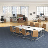 Alera® Reversible Laminate Table Top, Rectangular, 59.38w x 29.5d, White/Gray Tables-Multipurpose & Training Tables - Office Ready