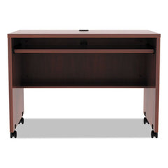 Alera® Valencia™ Series Mobile Workstation Desk, 41.38" x 23.63" x 30", Medium Cherry