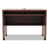 Alera® Valencia™ Series Mobile Workstation Desk, 41.38" x 23.63" x 30", Medium Cherry Desks-Portable Desks & Mobile Workstations - Office Ready