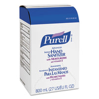 PURELL® Advanced Hand Sanitizer Gel, Bag-in-Box, 800 mL Refill, Unscented, 12/Carton Hand Sanitizers-Refill, Gel - Office Ready