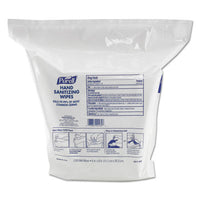 PURELL® Hand Sanitizing Wipes, 6 x 8, Fresh Citrus Scent, White, 1,200/Refill Pouch, 2 Refills/Carton Hand/Body Wet Wipes - Office Ready