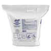 PURELL® Hand Sanitizing Wipes, 6 x 8, Fresh Citrus Scent, White, 1,200/Refill Pouch, 2 Refills/Carton Hand/Body Wet Wipes - Office Ready