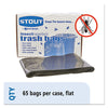 Stout® by Envision™ Insect-Repellent Trash Bags, 55 gal, 2 mil, 37" x 52", Black, 65/Box Bags-Low-Density Waste Can Liners - Office Ready