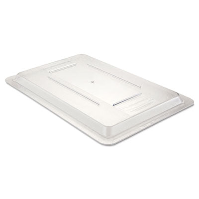 Rubbermaid® Commercial Food/Tote Box Lids, 12 x 18, Clear, Plastic Storage Food Containers - Office Ready