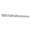 Safco® Nail Head Metal Coat Hooks, Six Hooks, Metal, 36w x 2.75d x 2h, Satin Wall Hook Racks & Rails - Office Ready