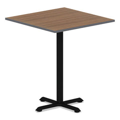 Alera® Hospitality Series Single-Column Bases, 40.38"h, 300 lb Cap, Steel, Black