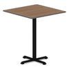 Alera® Hospitality Series Single-Column Bases, 40.38"h, 300 lb Cap, Steel, Black Tables-Hospitality & Breakroom Tables - Office Ready