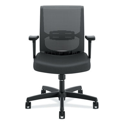 HON® Convergence® Mid-Back Task Chair, Swivel-Tilt, Supports Up to 275 lb, 15.75