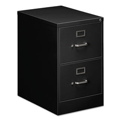 Alera® Two-Drawer Economy Vertical File, 2 Legal-Size File Drawers, Black, 18" x 25" x 28.38"