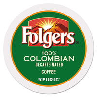 Folgers® 100% Colombian Coffee K-Cups®, 24/Box Beverages-Decaffeinated Coffee, K-Cup - Office Ready