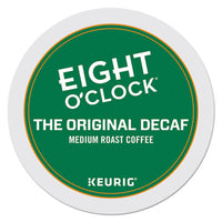 Eight O'Clock Coffee Original Decaf Coffee K-Cups®, 24/Box Beverages-Coffee, K-Cup - Office Ready
