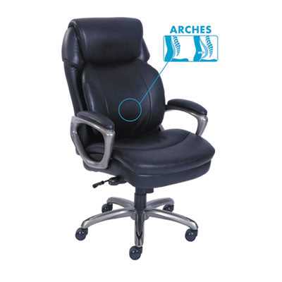 SertaPedic® Cosset High-Back Executive Chair, Supports Up to 275 lb, 18.75