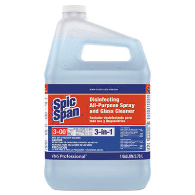 Spic and Span® Disinfecting All-Purpose Spray and Glass Cleaner, Fresh Scent, 1 gal Bottle Disinfectants/Cleaners - Office Ready