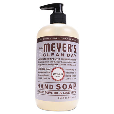 Mrs. Meyer's® Clean Day Liquid Hand Soap, Lavender, 12.5 oz, 6/Carton Liquid Soap, Moisturizing - Office Ready