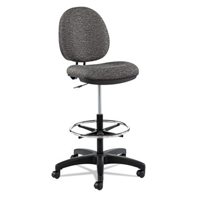 Alera® Interval Series Swivel Task Stool, Supports 275 lb, 23.93