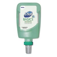 Dial® Professional Basics Hypoallergenic Foaming Hand Wash Refill for FIT Manual Dispenser, Honeysuckle, 1.2 L, 3/Carton Personal Soaps-Foam Refill, Moisturizing - Office Ready