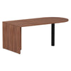Alera® Valencia™ Series D-Top Desk, 71" x 29.5" x 29.5", Modern Walnut Desks-Desk Shells - Office Ready